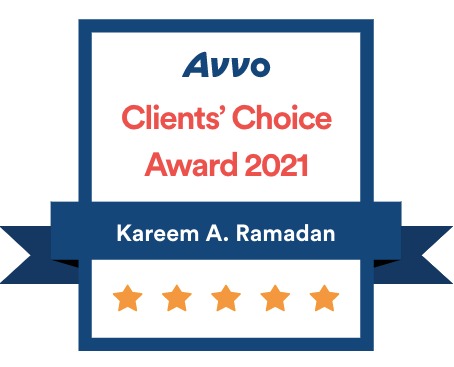 Awarded with Client's Choice Award 2021 on Avvo.
