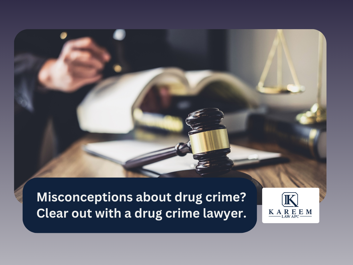 Learn about common misconceptions surrounding drug crimes from our California drug crime lawyer. Get insights from top criminal defense attorneys.