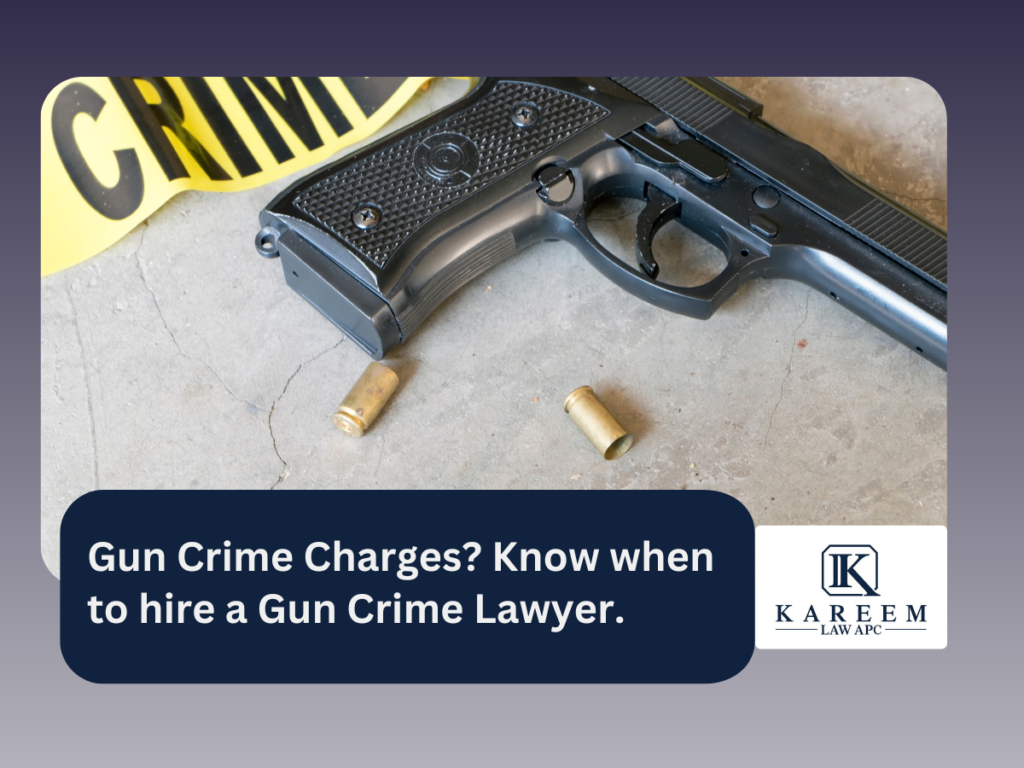 Gun Crime Charges Know when to hire a Gun Crime Lawyer.