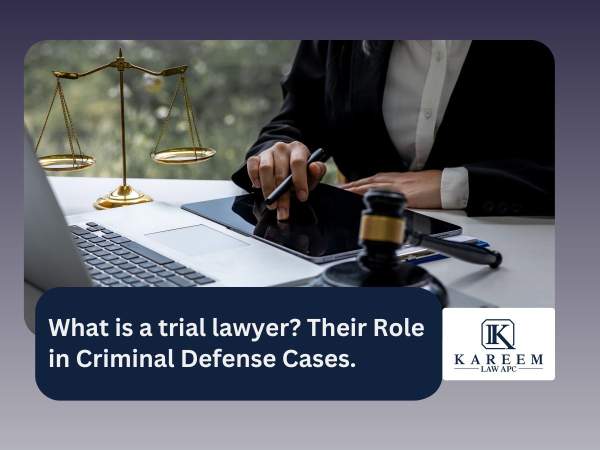 What is a trial lawyer Their Role in Criminal Defense Cases. | Kareem Law APC