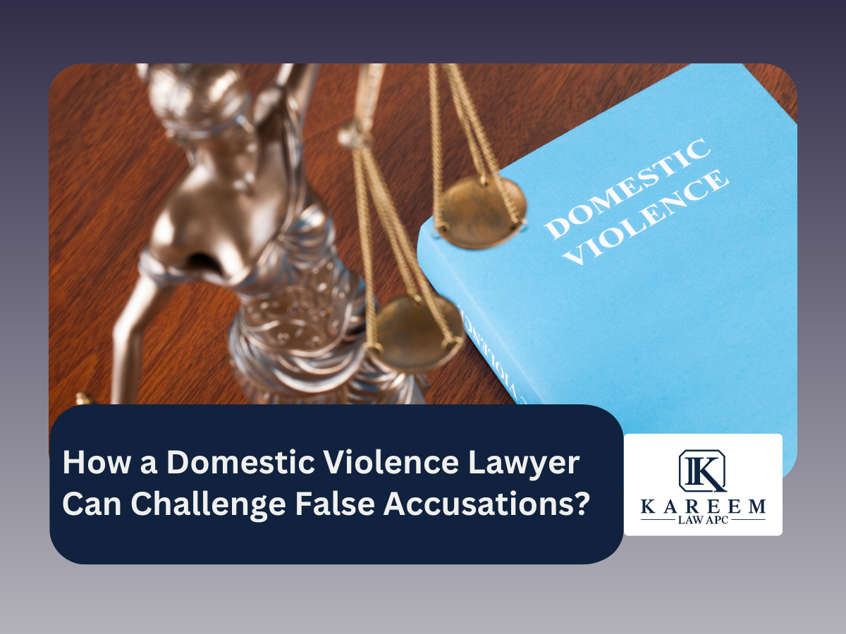 What a Domestic Violence Lawyer Can Do to Rebut Unfounded Claims? | Kareem Law APC