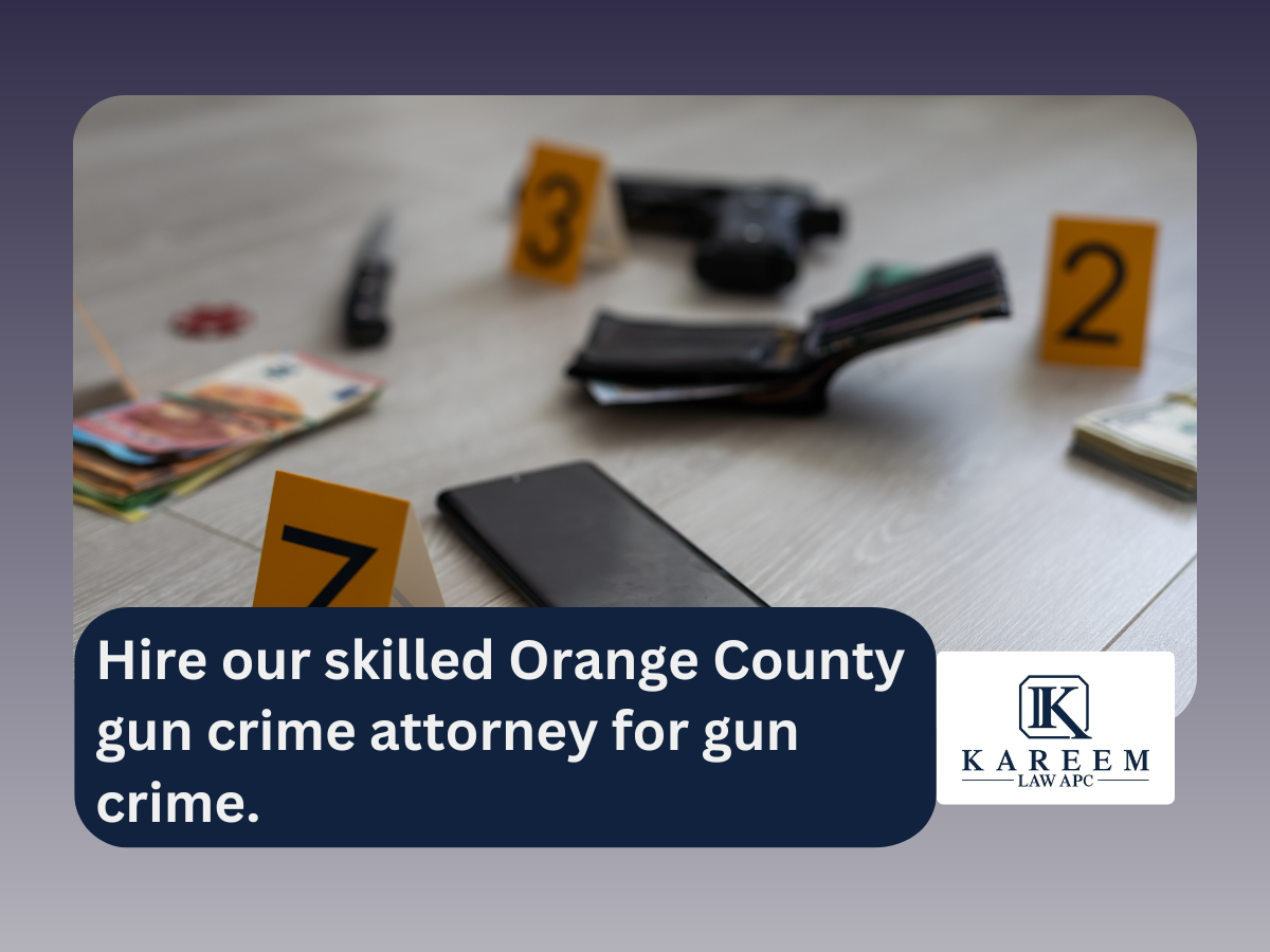 Hire our skilled Orange County gun crime attorney for gun crime.