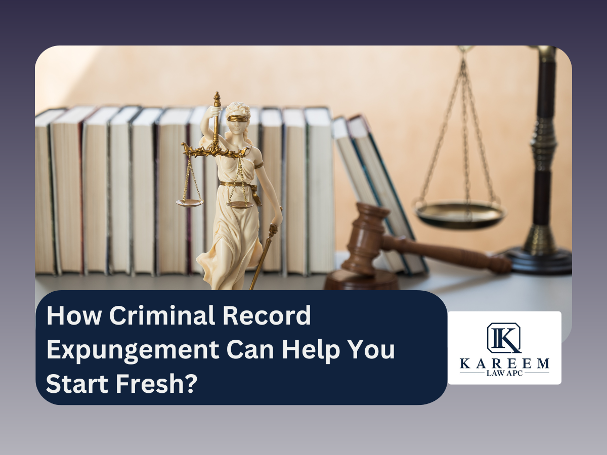 How Criminal Record Expungement Can Help You Start Fresh?