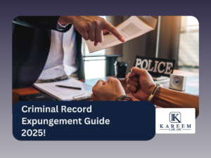 Criminal Record Expungement Guide 2025!
