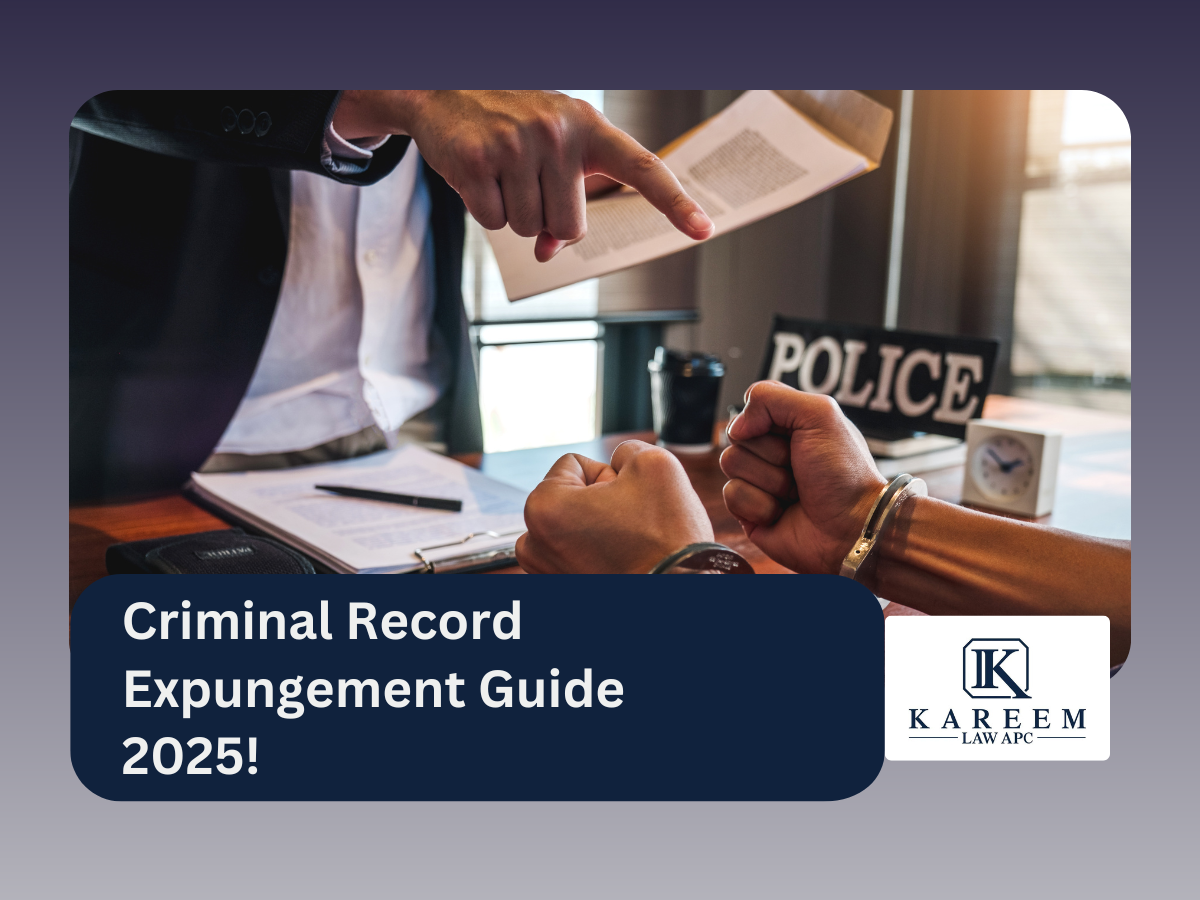 Criminal Record Expungement Guide 2025!